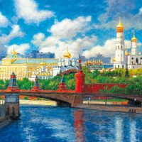 Московский кремль деревянный пазл