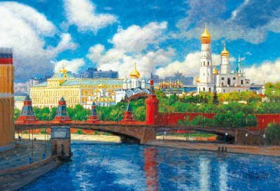 Московский кремль деревянный пазл