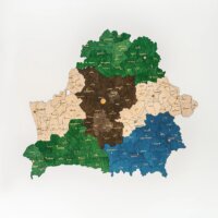 Карта Беларуси из дерева купить минск