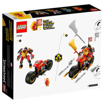 Конструктор LEGO NINJAGO 71783: Робоцикл ЭВО Кая