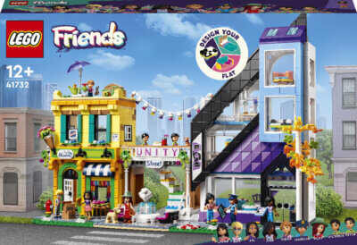 Конструктор LEGO Friends 41732: Цветочный и интерьерный магазины в центре города