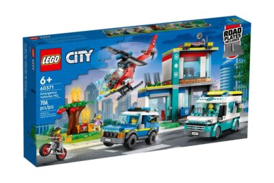 Конструктор LEGO City 60371: Центр управления спасательным транспортом
