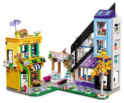 Конструктор LEGO Friends 41732: Цветочный и интерьерный магазины в центре города
