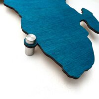 Деревянная карта мира с подсветкой из дерева купить минск