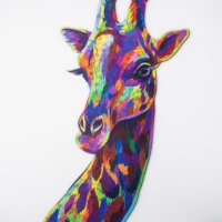 Пазл из дерева животные Жираф купить в Минке с доставкой по Беларуси