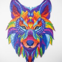 Пазл из дерева животные волк купить в Минке с доставкой по Беларуси