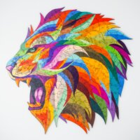 Деревянный пазл животные Лев купить в Минке с доставкой по Беларуси