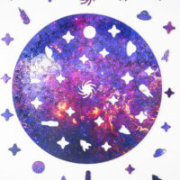 Деревянный пазл планеты небесные тела галактика луна космос купить минск с доставкой Беларусь