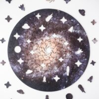 Деревянный пазл планеты небесные тела галактика луна космос купить минск с доставкой Беларусь