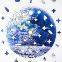 Деревянный пазл планеты небесные тела галактика луна космос купить минск с доставкой Беларусь