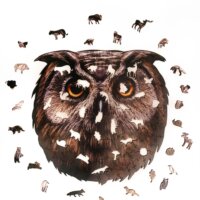 Пазл из дерева животные Сова Филлин купить в Минке с доставкой по Беларуси