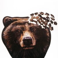 Деревянный пазл животные Медведь купить в Минке с доставкой по Беларуси
