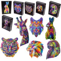 Деревянный пазл Животные купить минск с доставкой Беларусь