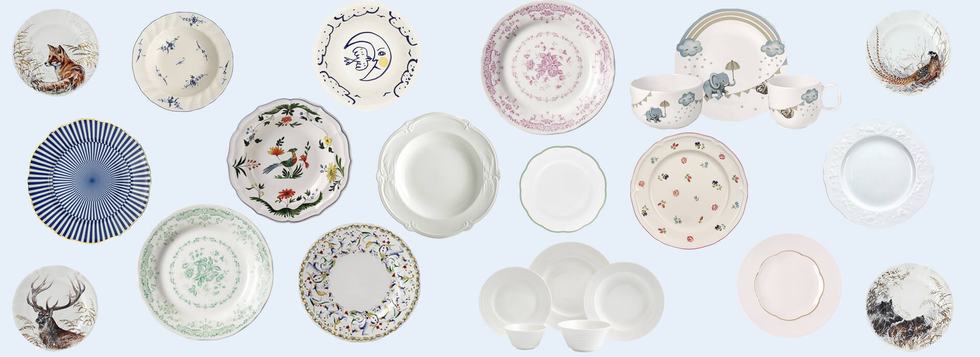 Наборы посуды из фарфора Фарфоровая посуда из Италии и Германии