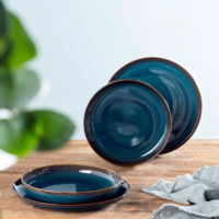 Crafted Denim Набор тарелок для двух человек villeroy boch