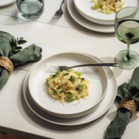 Crafted Cotton Набор тарелок для двух человек villeroy boch